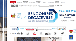 Desktop Screenshot of decazeville.fr
