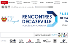 Tablet Screenshot of decazeville.fr